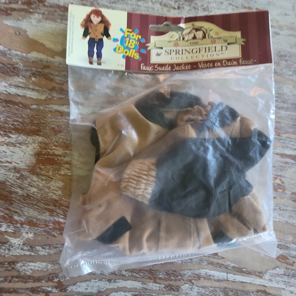 !*Springfield collection  faux suede jacket  1996 design - Picture 1 of 4